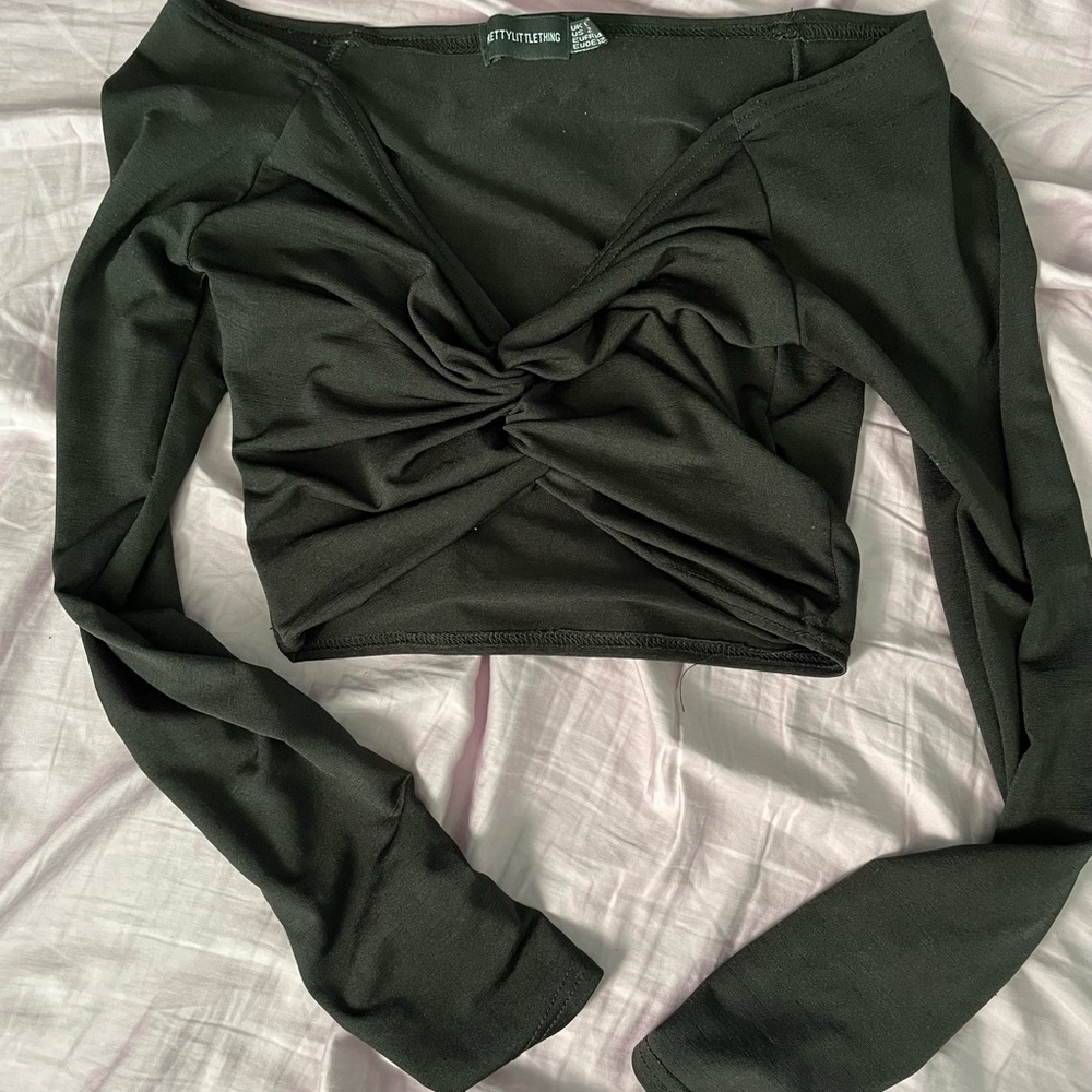 Off the shoulder crop top